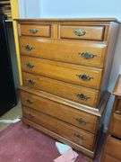 7 Drawer Dresser - located in basement - buyer is responsible for removal - 50”H x 38”W x 19”D