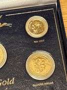 (7) 1999 US Coin 24K Gold Plated Coin Sets - one is incomplete