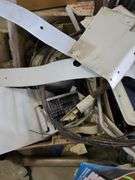 Miscellaneous Aircraft Parts - Wheel, Sheet Metal and Assorted Hardware