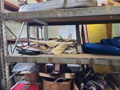 Warehouse Shelving Unit 96"x24"x108" with Contents