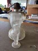Oil Lamp Base and Drinking Glass