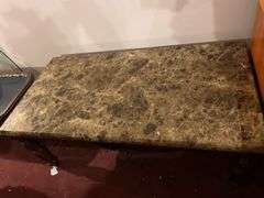 Marble Top Coffee Table 48”x18”x25”
