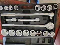 Pittsburgh 20 Piece Jumbo Socket Set 3/4" Drive