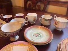 Group of Assorted Teacups and Saucers
