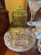 Assorted Cut Glass Bowls and Misc