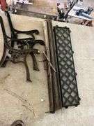 Vintage Cast Iron Bench