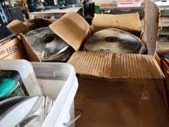 2 Shelves 48"x24"x69" and 36"x18"x72" and Contents - Assorted Hardware