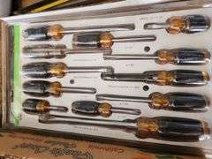 Assorted Hand Tools, Screwdrivers, Sockets, and Miscellaneous Hardware