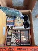 2 Boxes of Assorted Aviation Manuals Books and Cassets