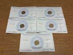 (5) 2008 Presidential Dollar Coins - Andrew Jackson - Never Circulated