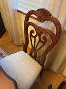 Dining Room Table with 6 Chairs - 64”L x 41”W x 30”H + 18” Leaf