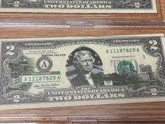 (14) 50 State $2 Bank Notes