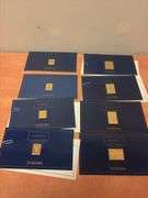 24K Gold Layered .999 Silver USPS United We Stand Collection Stamps