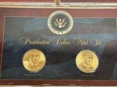 5 Presidential Dollar Coin Mint Sets