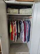 2 Door Metal  Cabinet 36"x24"x78" and Contents