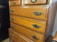 7 Drawer Dresser - located in basement - buyer is responsible for removal - 50”H x 38”W x 19”D