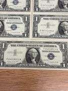 (5) 1957A $1 US Bank Notes