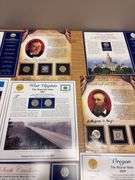 Huge Collection of Coin Panels - State Quarter, Pennies, $1 Coins, Misc - approximately 132 panels