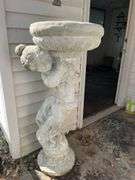 Concrete Bird Bath 44”