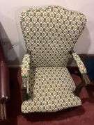 Rolling Swivel Leather Button Office Chair and Arm Chair