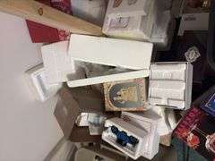 HUGE collection of Bradford Edition Collectable  Porcelain Plates, Figurines, Decor, misc - some are unopened  - BRING BOXES TO PACK