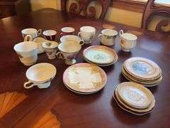 Group of Assorted Teacups and Saucers