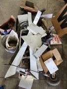 Miscellaneous Aircraft Parts - Wheel, Sheet Metal and Assorted Hardware