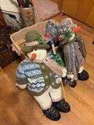 Assorted Magazine Racks, Umbrella Stand, Decor, Misc