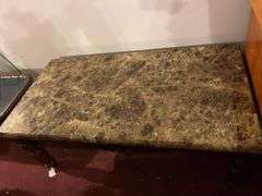 Marble Top Coffee Table 48”x18”x25”
