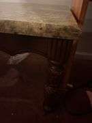 Marble Top Coffee Table 48”x18”x25”