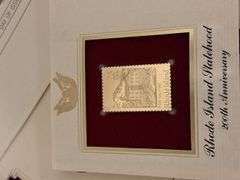 USPS gold Replica Commemorative Stamps
