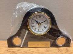 Small Mantle Clock with Kentucky State Quarters