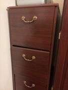 Wooden Filing Cabinet - 54”H x 16”W x 21”D
