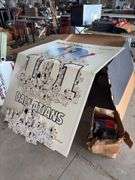 101 Dalmations Theater Display and Box of Assorted Movie Memorabilia