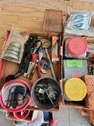Oil Filter Wrenches, Fasteners, Nails and Assorted Hardware