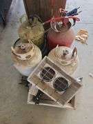 Propane Tanks and Heater Attachments