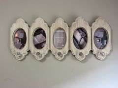 Decorative Wall Peacock 35” and Picture Frame