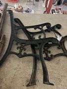 Vintage Cast Iron Bench