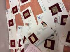 USPS gold Replica Commemorative Stamps