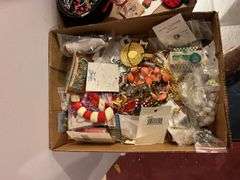 Costume Jewelry and Box