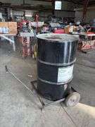 Barrel Dolly & Empty Barrel