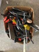 Box Lot of Clamps