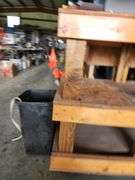 Wooden Rolling Shop Table 48"x24"x37" - Sander and Band Saw NOT Included