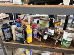 2 Shelves 48"x24"x69" and 36"x18"x72" and Contents - Assorted Hardware