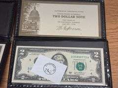 4 Uncirculated $2 Notes