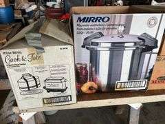 Mirro pressure Cooker and West Bend Slow Cooker