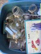Assorted Mason Jars and Glassware