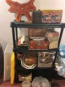 Housewares with Shelving Unit