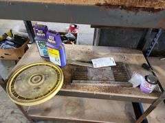 2 Shelves 48"x24"x69" and 36"x18"x72" and Contents - Assorted Hardware