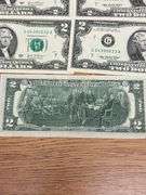 (7) $2 US Bank Notes - various years